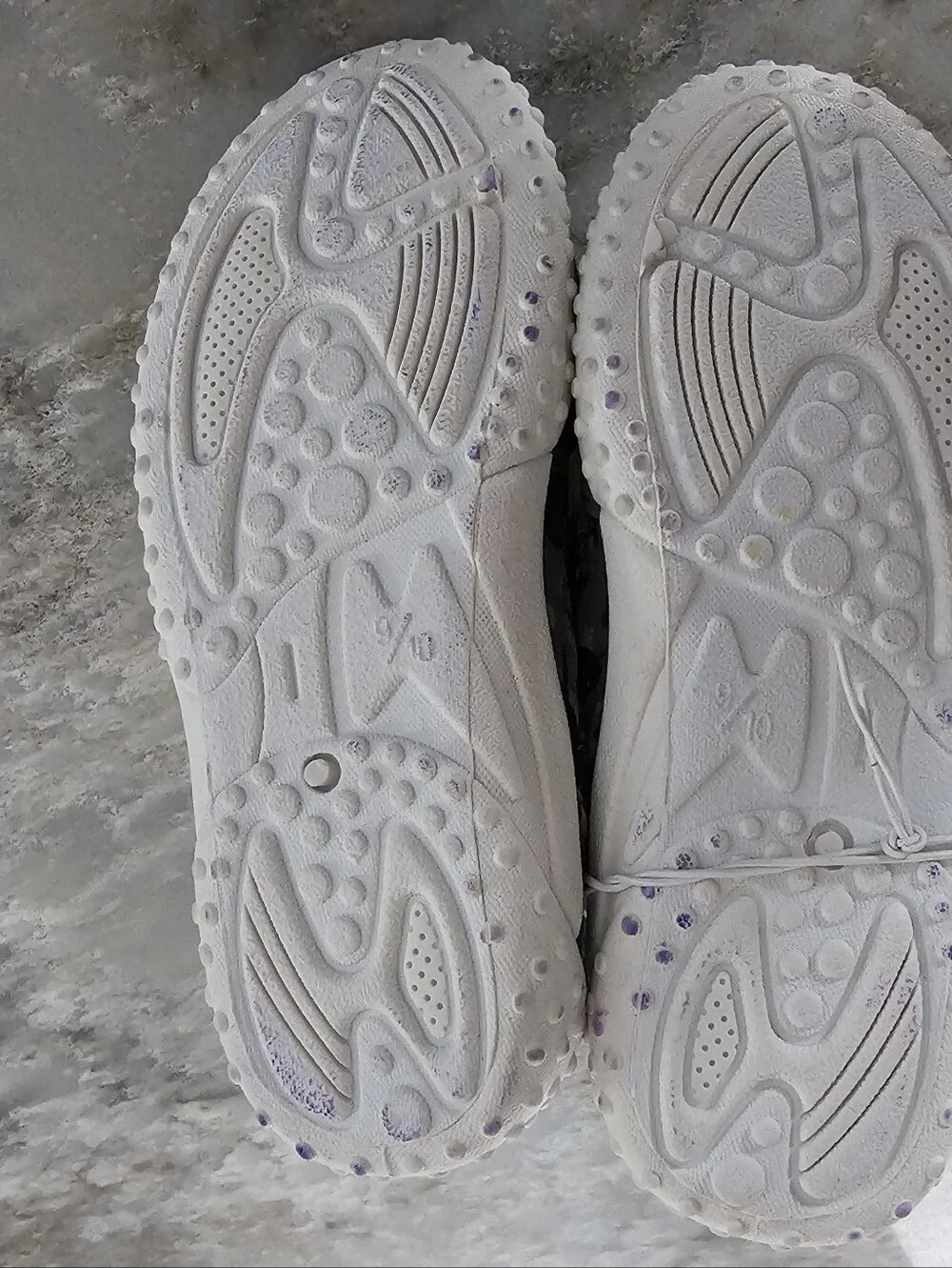 Ocean Pacific Toddler Boys Grey Camo Shark Water Swim Shoes Size 9/10 NWT